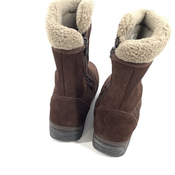 Sorel Water Fall 1964 Pac Suede Snow Boots Size 6.5 Womens Dark Brown Leather - Picture 3 of 8